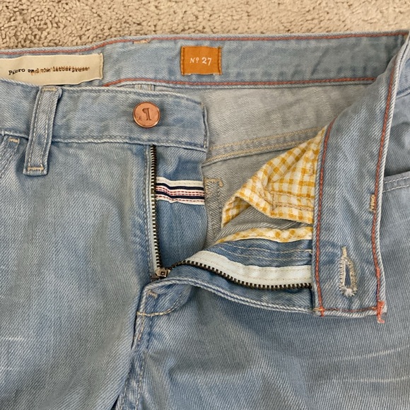 Anthropologie Pilcro and the Letterpress Stet Fit Light Wash Mid Rise Jean Sz 27 - Picture 11 of 12
